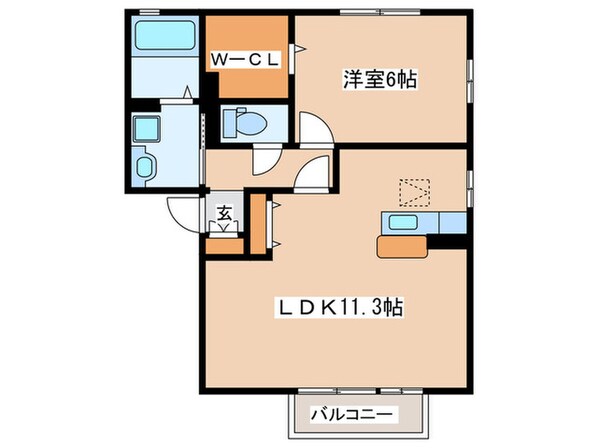 エタージュＡの物件間取画像